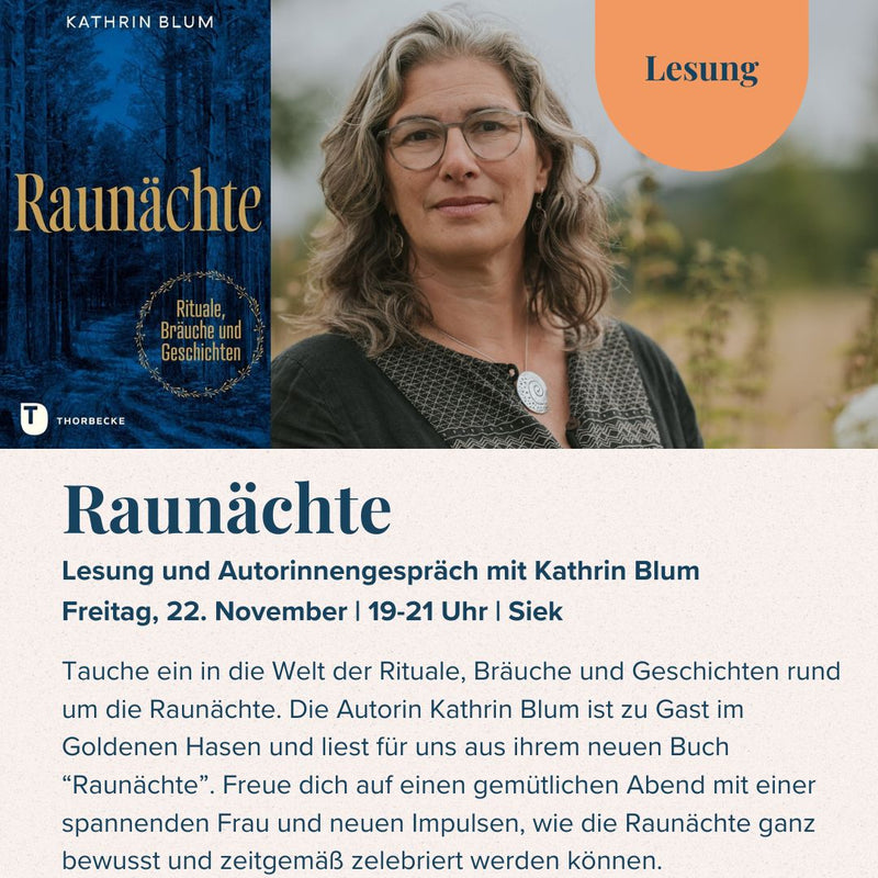 Raunächte | Lesung | 22.11.2024 | 19-21 Uhr