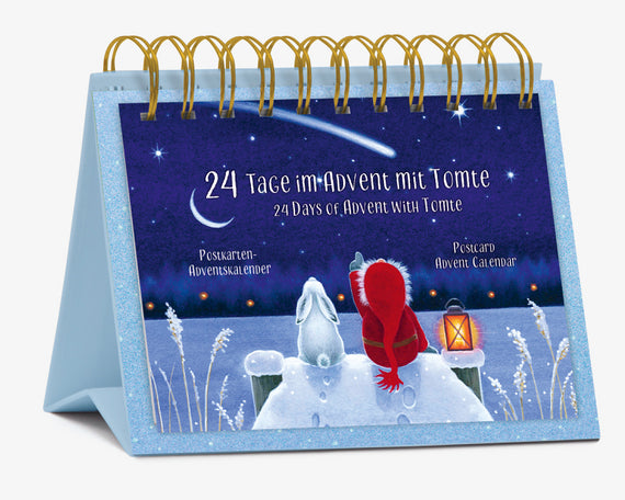 Postkarten-Adventskalender "24 Tage im Advent mit Tomte"