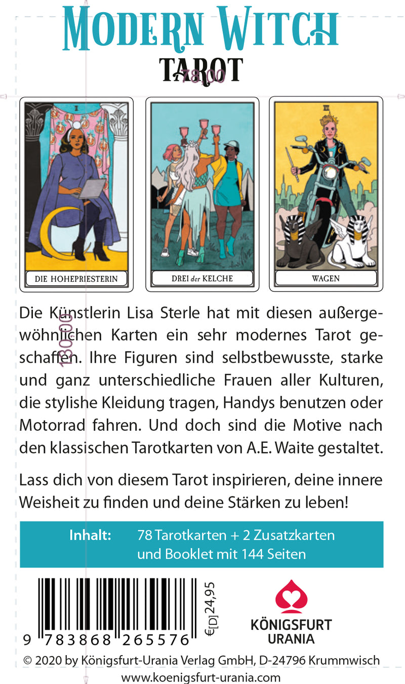 Modern Witch Tarot | 78 Tarotkarten mit Anleitung